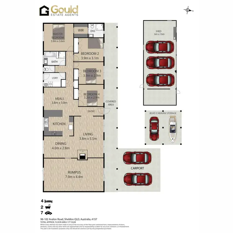 Floorplan of Homely house listing, 98-102 Avalon Road, Sheldon QLD 4157