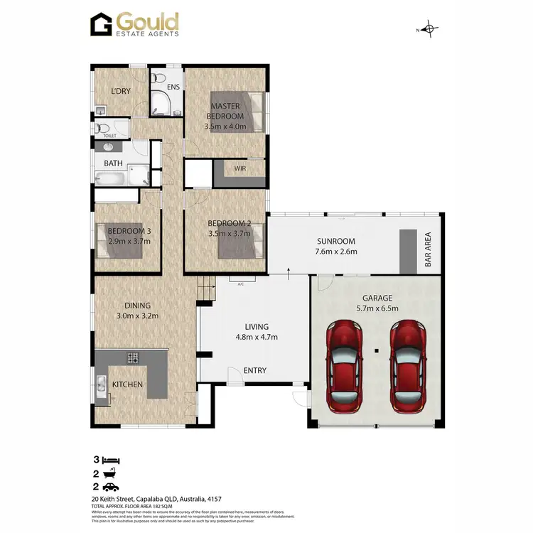 Floorplan of Homely house listing, 20 Keith Street, Capalaba QLD 4157