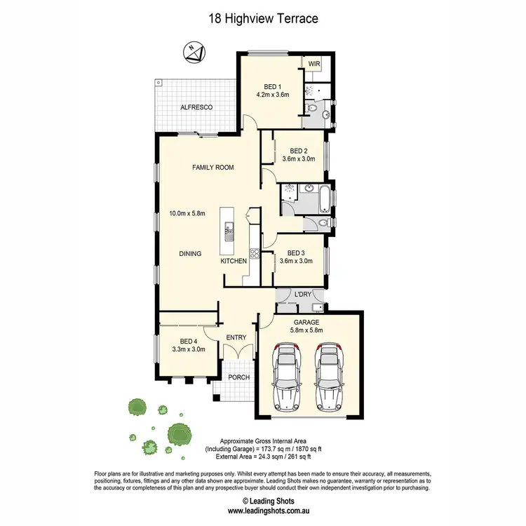 Floorplan of Homely house listing, 18 Highview Terrace, Murrumba Downs QLD 4503