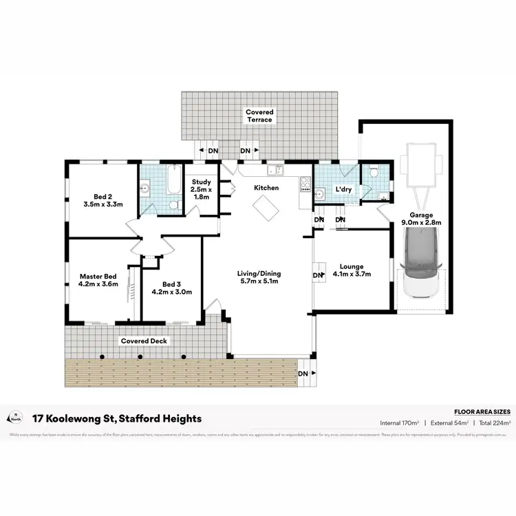 Floorplan of Homely house listing, 17 Koolewong Street, Stafford Heights QLD 4053