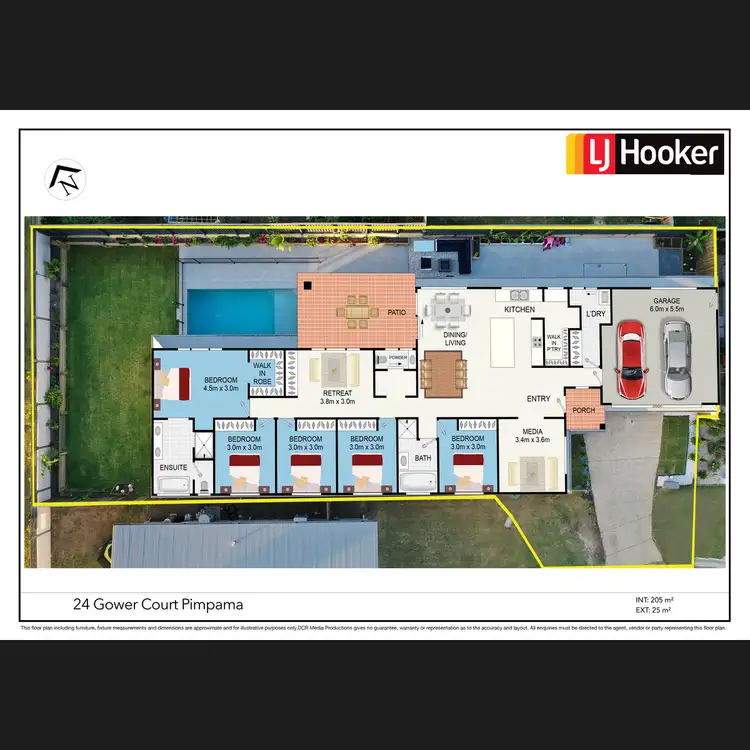 Floorplan of Homely house listing, 24 Gower Court, Pimpama QLD 4209