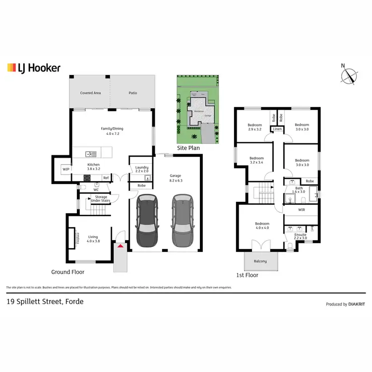Floorplan of Homely house listing, 19 Spillett Street, Forde ACT 2914