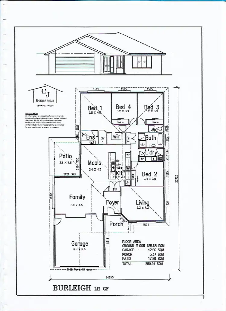 Floorplan of Homely house listing, 15 Eucalypt Place, Anstead QLD 4070