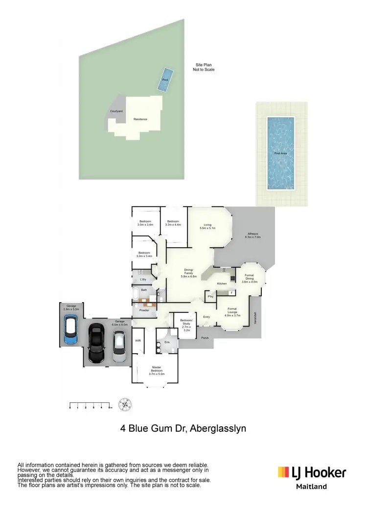 Floorplan of Homely house listing, 4 Blue Gum Drive, Aberglasslyn NSW 2320