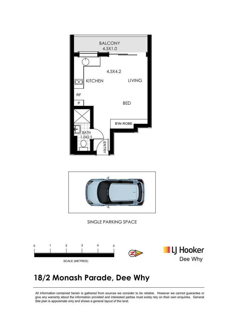 Floorplan of Homely apartment listing, 18/2 Monash Parade, Dee Why NSW 2099