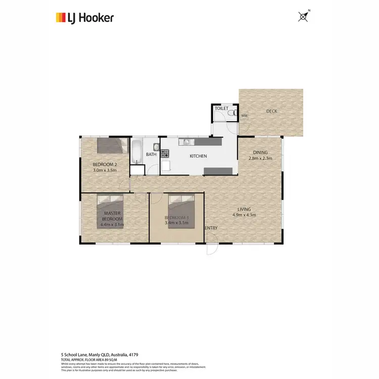 Floorplan of Homely land listing, 5 School Lane, Manly QLD 4179