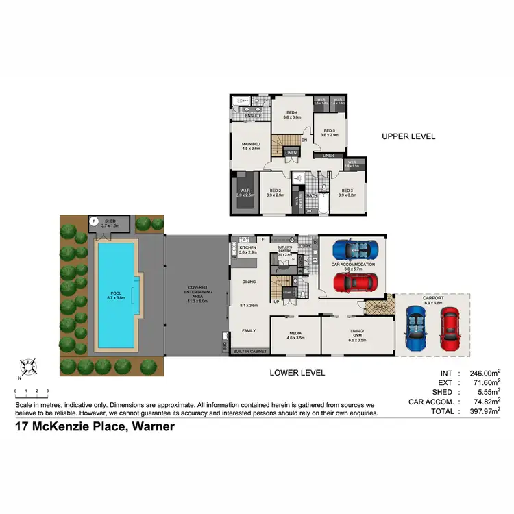 Floorplan of Homely house listing, 17 McKenzie Place, Warner QLD 4500