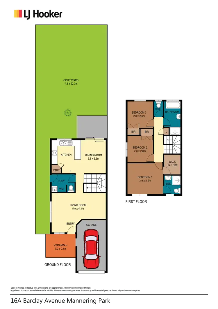 Floorplan of Homely house listing, 16a Barclay Avenue, Mannering Park NSW 2259