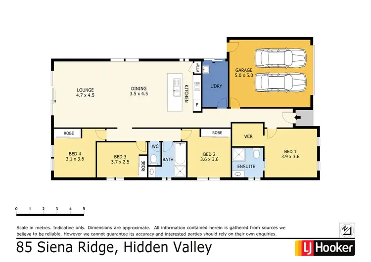 Floorplan of Homely house listing, 85 Siena Ridge, Hidden Valley VIC 3756