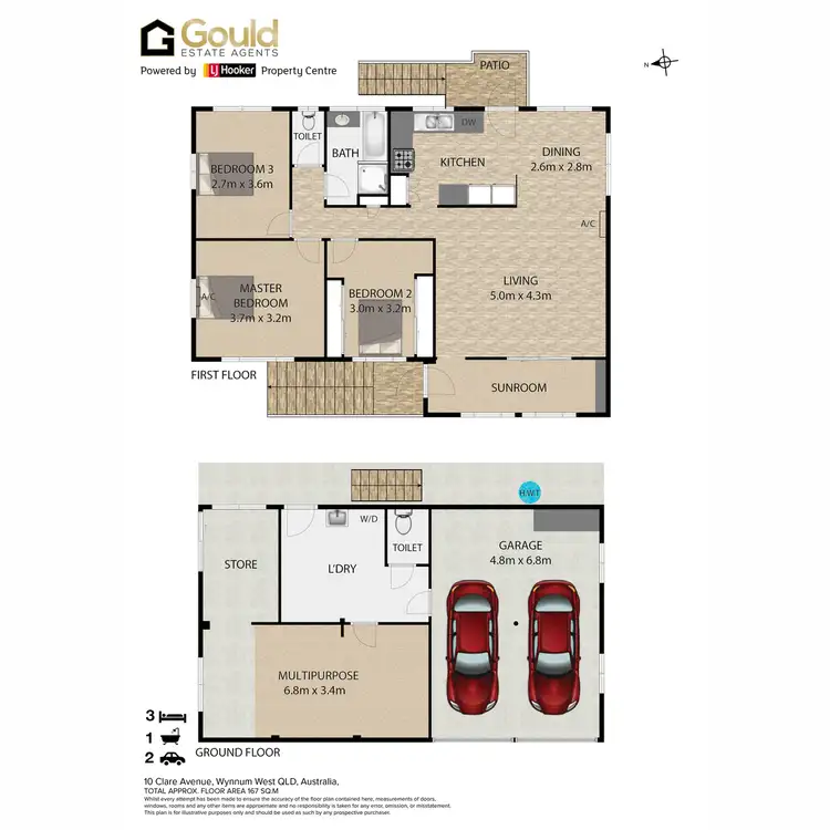 Floorplan of Homely house listing, 10 Clare Avenue, Wynnum West QLD 4178