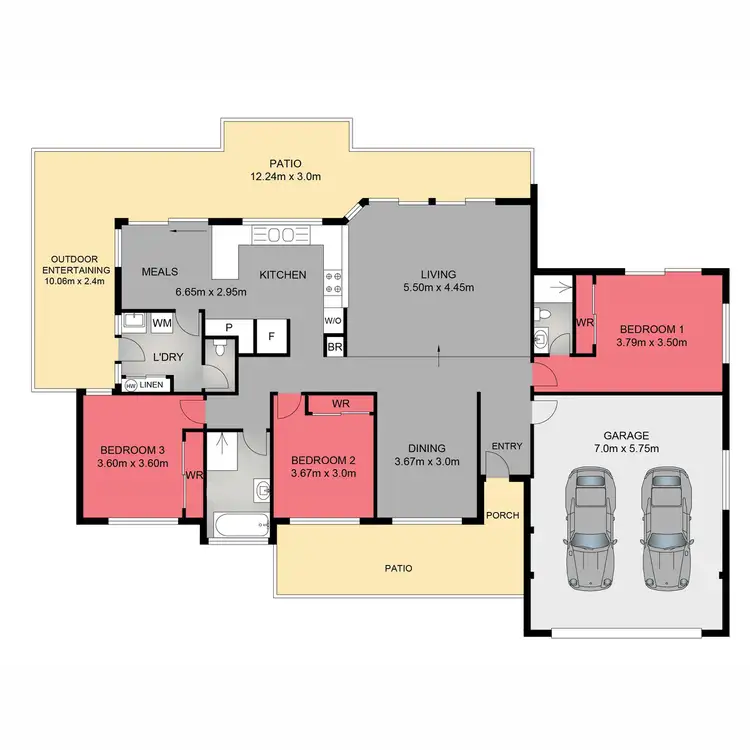 Floorplan of Homely house listing, 61 Jameson Avenue, East Ballina NSW 2478