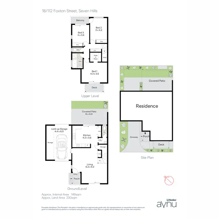 Floorplan of Homely townhouse listing, 18/112 Foxton Street, Seven Hills QLD 4170