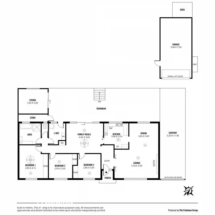 Floorplan of Homely house listing, 6 Hogan Street, Fairview Park SA 5126