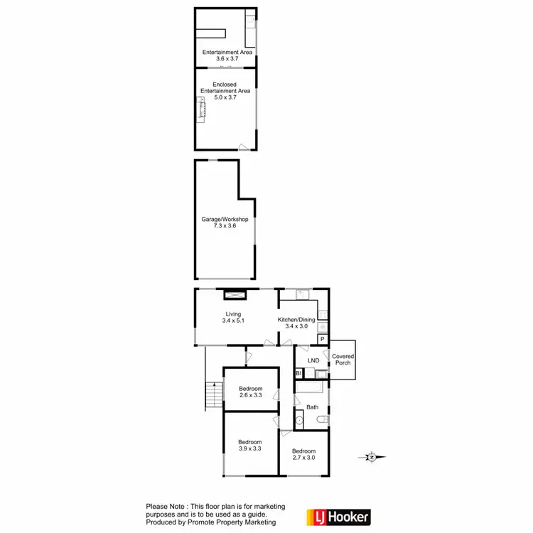 Floorplan of Homely house listing, 20A Bowen Road, Moonah TAS 7009