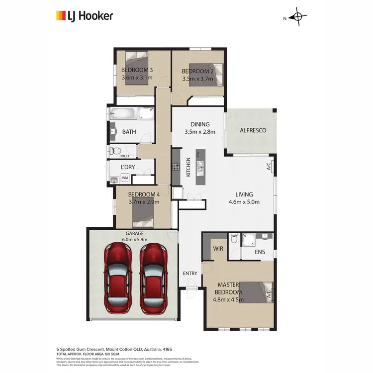 Floorplan of Homely house listing, 5 Spotted Gum Crescent, Mount Cotton QLD 4165