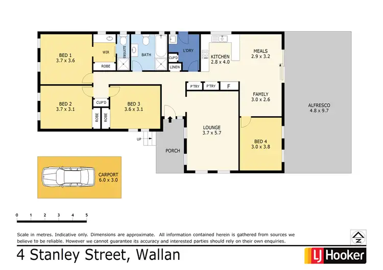 Floorplan of Homely house listing, 4B Stanley Street, Wallan VIC 3756