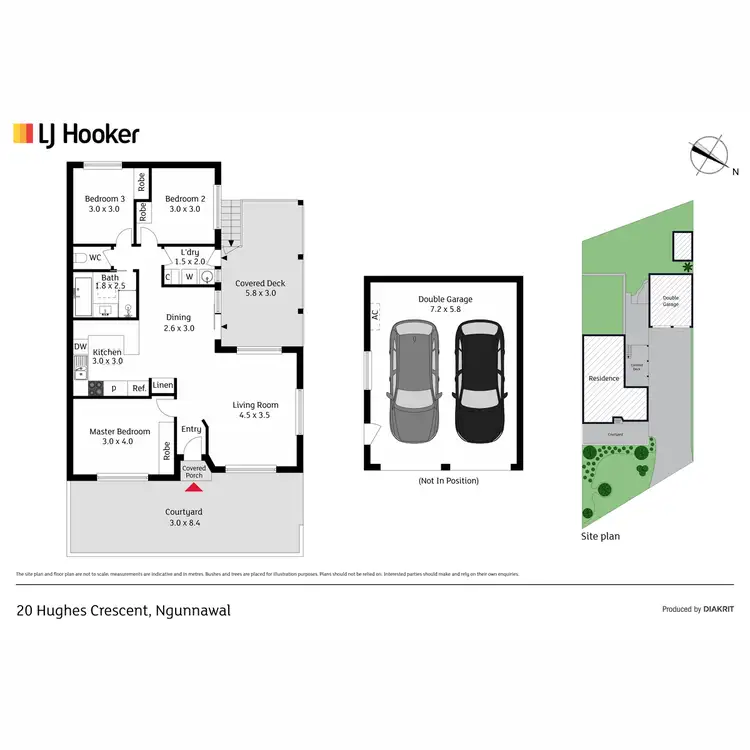 Floorplan of Homely house listing, 20 Hughes Crescent, Ngunnawal ACT 2913