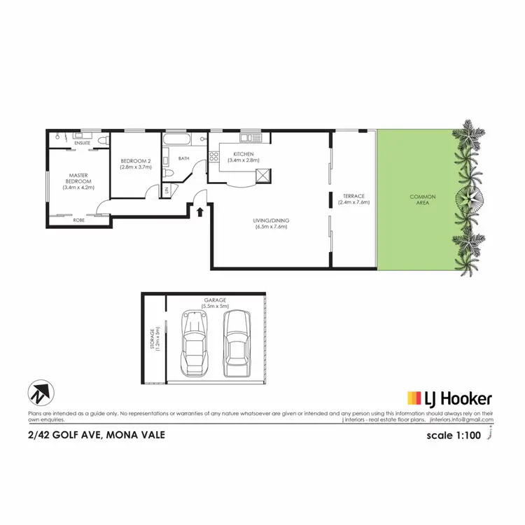 Floorplan of Homely apartment listing, 2/42 Golf Avenue, Mona Vale NSW 2103