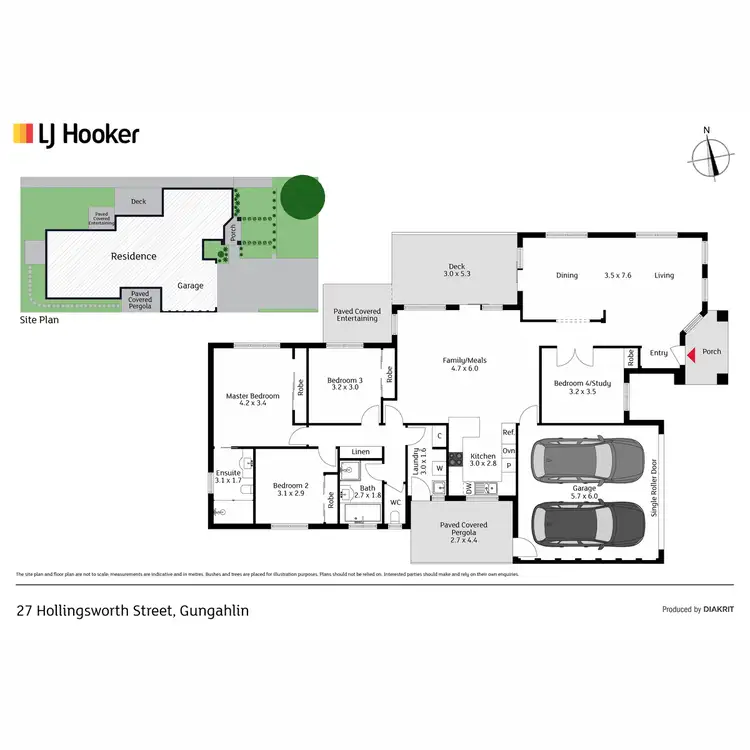 Floorplan of Homely house listing, 27 Hollingsworth Street, Gungahlin ACT 2912