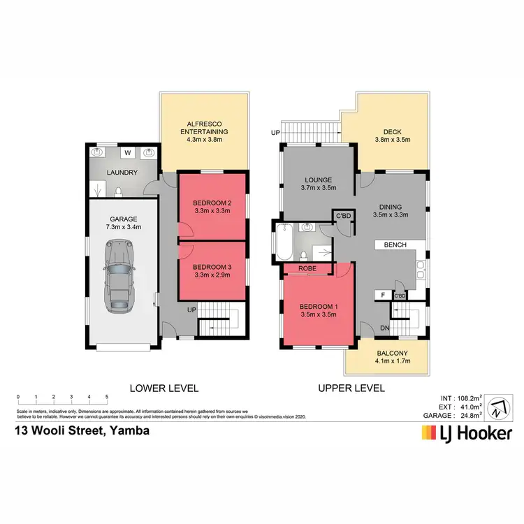 Floorplan of Homely house listing, 13 Wooli Street, Yamba NSW 2464