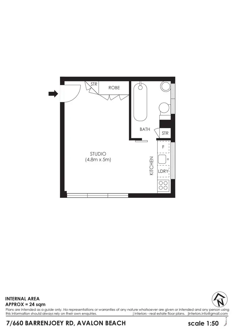 Floorplan of Homely apartment listing, 7/660 Barrenjoey Road, Avalon Beach NSW 2107