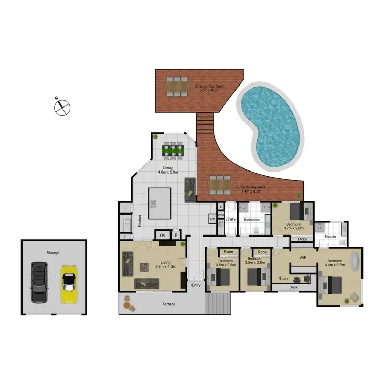 Floorplan of Homely house listing, 25 Glasgow Street, Hughes ACT 2605