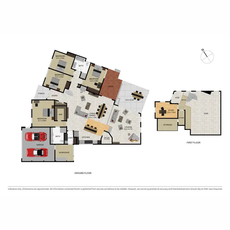 Floorplan of Homely house listing, 18 Cassinia Street, O'connor ACT 2602