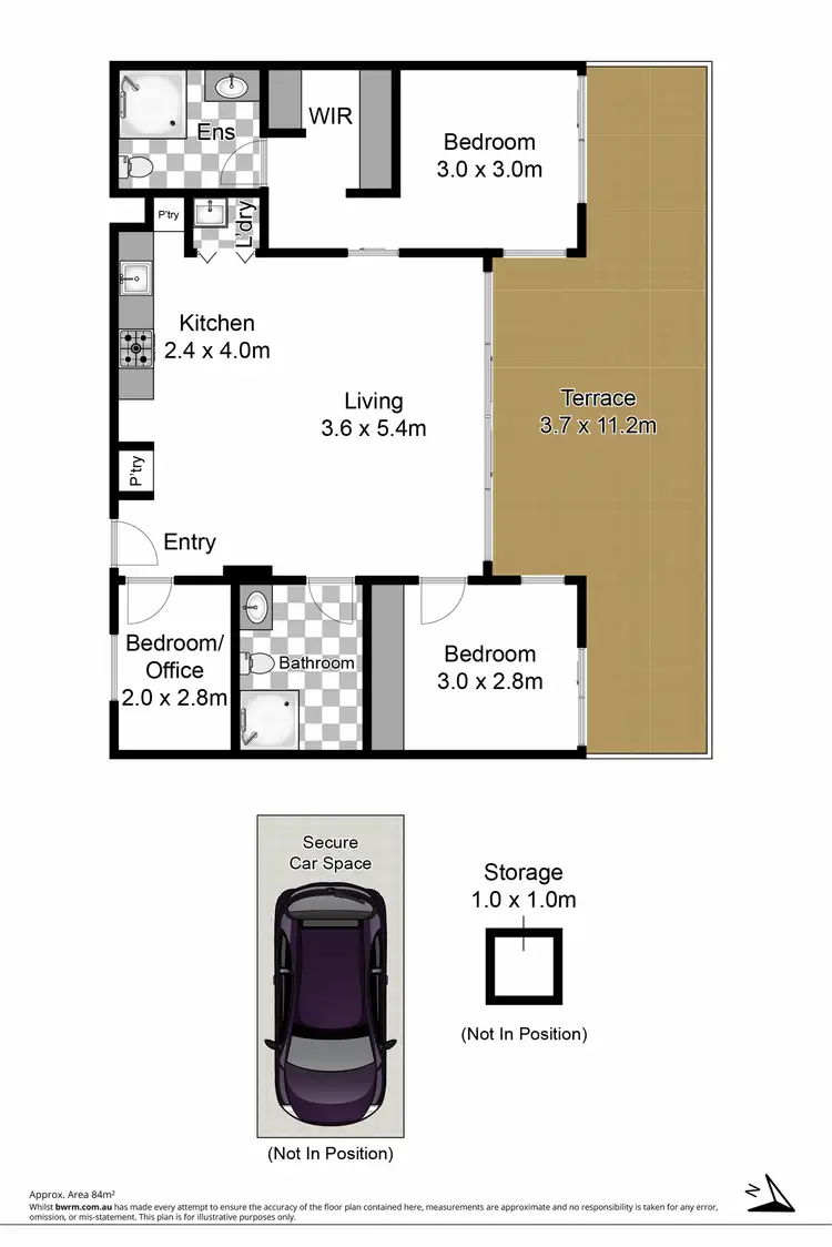 Floorplan of Homely unit listing, 610/904 Pacific Highway, Gordon NSW 2072