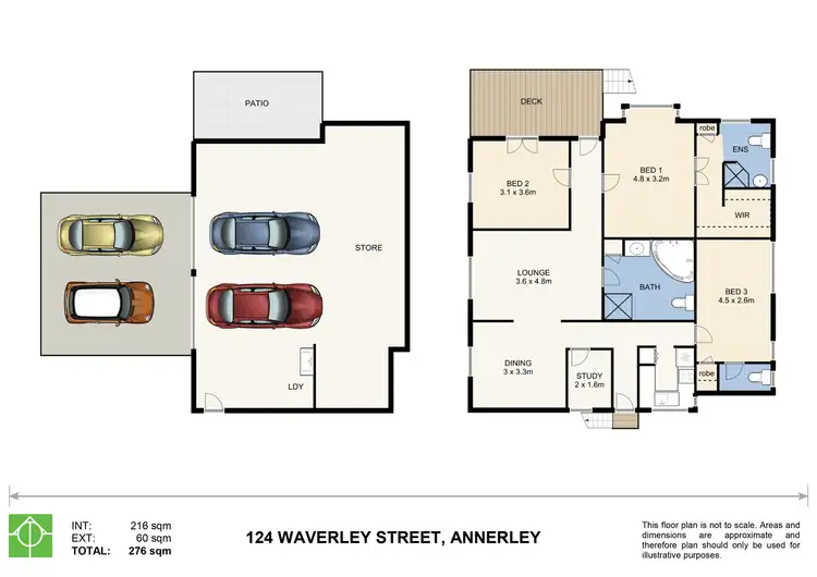 Floorplan of Homely house listing, 124 Waverley Street, Annerley QLD 4103