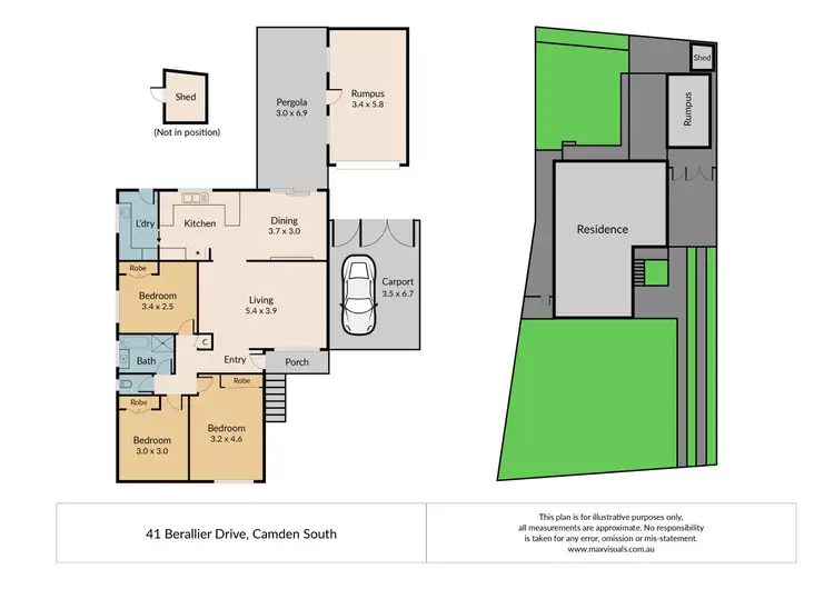 Floorplan of Homely house listing, 41 Berallier Drive, Camden South NSW 2570