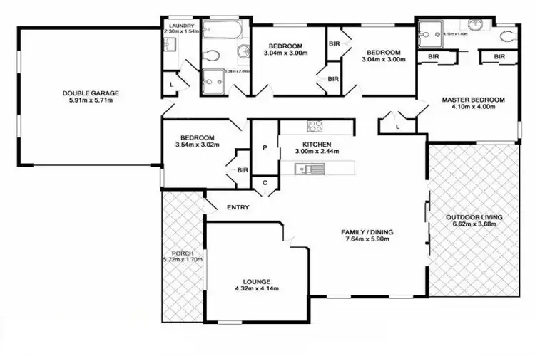 Floorplan of Homely house listing, 2 Elandra Place, Malua Bay NSW 2536