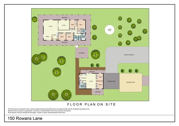 Floorplan of Homely rural property listing, 150 Rowans Lane, Bendick Murrell NSW 2803