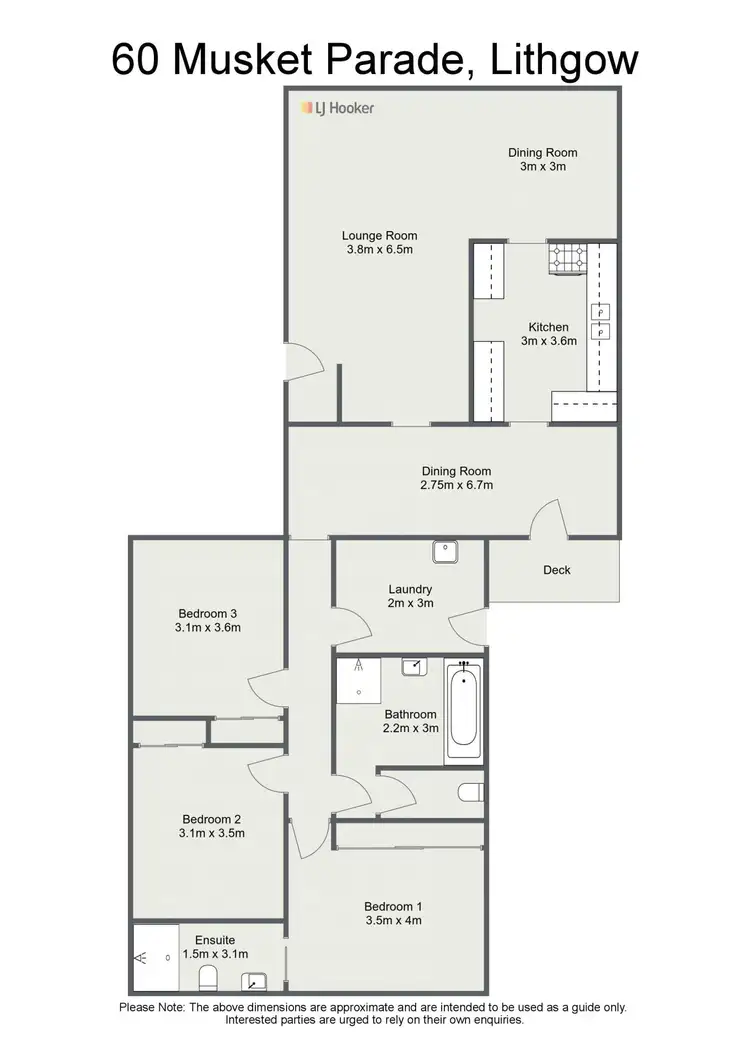 Floorplan of Homely house listing, 60 Musket Parade, Lithgow NSW 2790