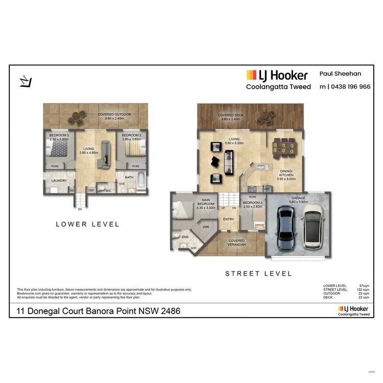 Floorplan of Homely house listing, 11 Donegal Court, Banora Point NSW 2486