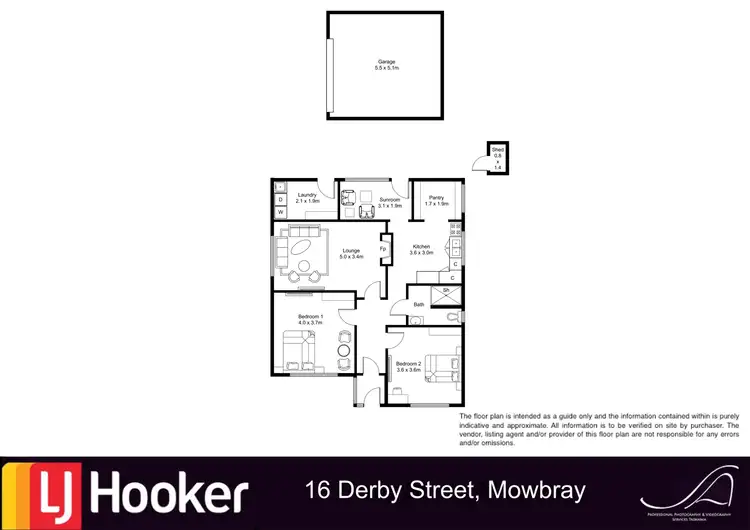 Floorplan of Homely house listing, 16 Derby Street, Mowbray TAS 7248