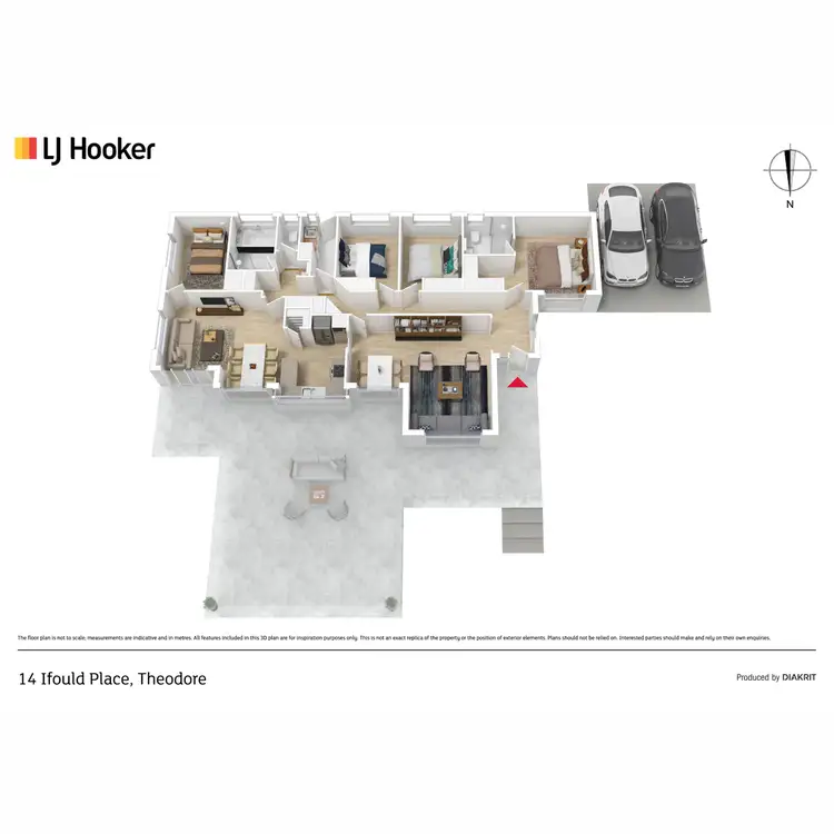 Floorplan of Homely house listing, 14 Ifould Place, Theodore ACT 2905