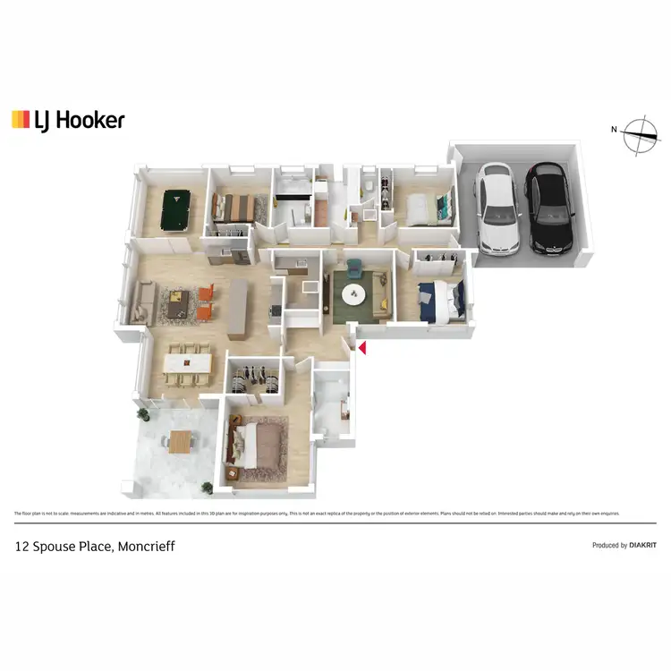 Floorplan of Homely house listing, 12 Spouse Place, Moncrieff ACT 2914