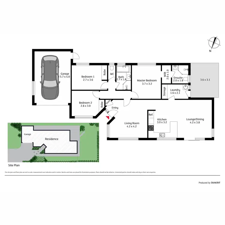 Floorplan of Homely house listing, 8 Leonard Close, Dunlop ACT 2615