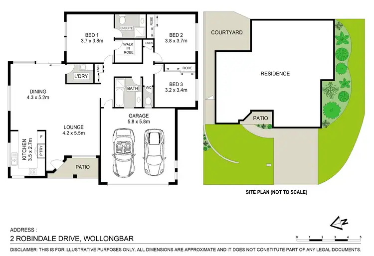 Floorplan of Homely house listing, 2 Robindale Drive, Wollongbar NSW 2477