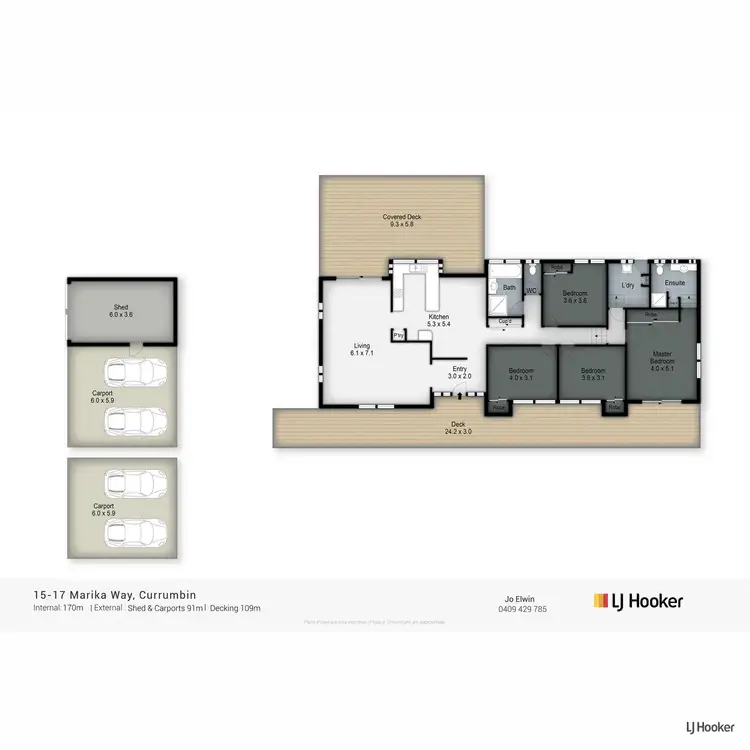Floorplan of Homely house listing, 15-17 Marika Way, Currumbin Waters QLD 4223