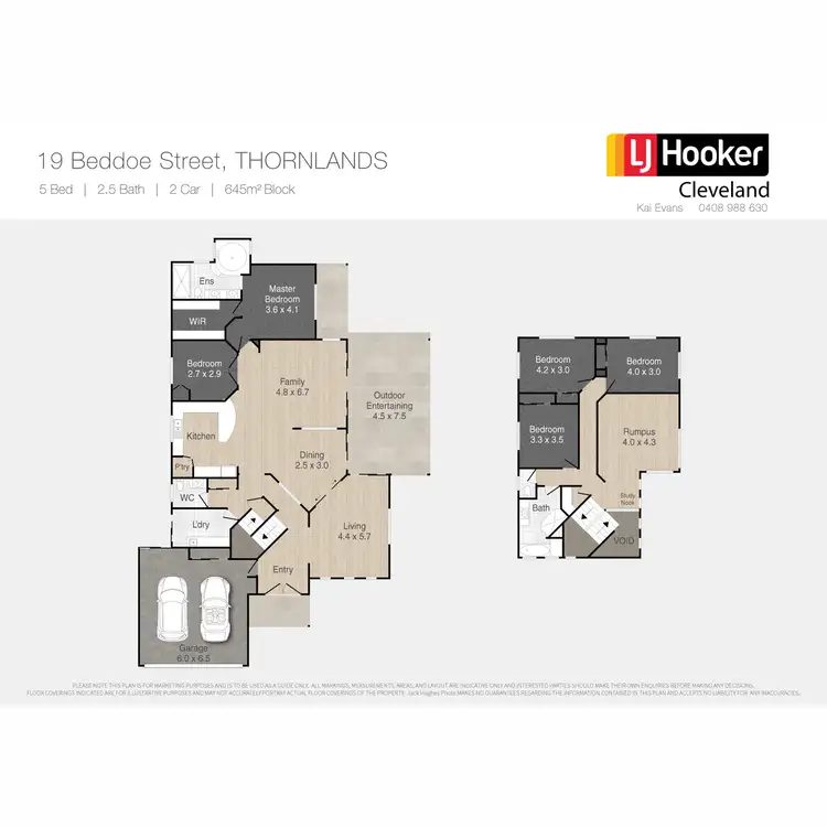Floorplan of Homely house listing, 19 Beddoe Street, Thornlands QLD 4164