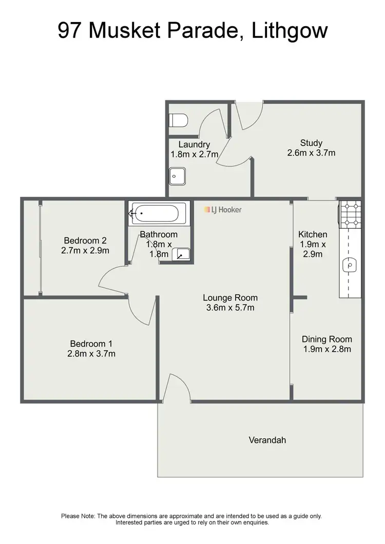 Floorplan of Homely house listing, 97 Musket Parade, Lithgow NSW 2790