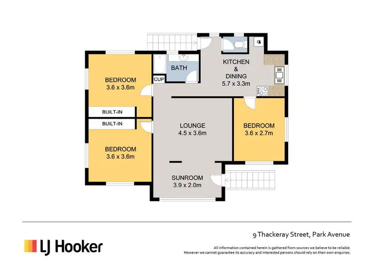 Floorplan of Homely house listing, 9 Thackeray Street, Park Avenue QLD 4701