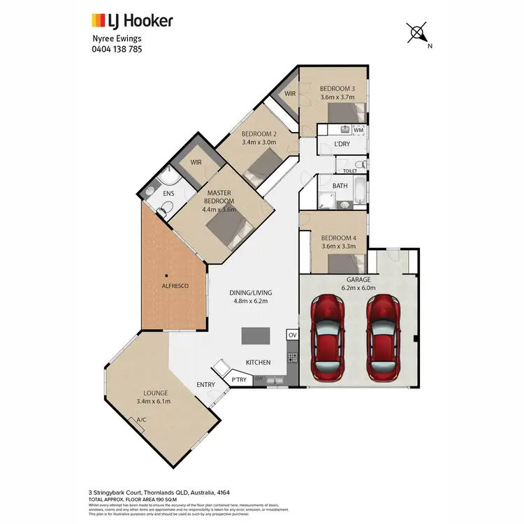 Floorplan of Homely house listing, 3 Stringybark Court, Thornlands QLD 4164