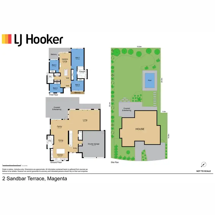 Floorplan of Homely house listing, 2 Sandbar Terrace, Magenta NSW 2261