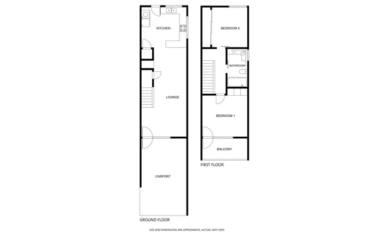 Floorplan of Homely townhouse listing, 3/15 Rutherford Street, Yorkeys Knob QLD 4878