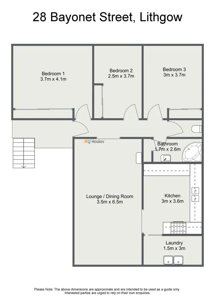 Floorplan of Homely house listing, 28 Bayonet Street, Lithgow NSW 2790