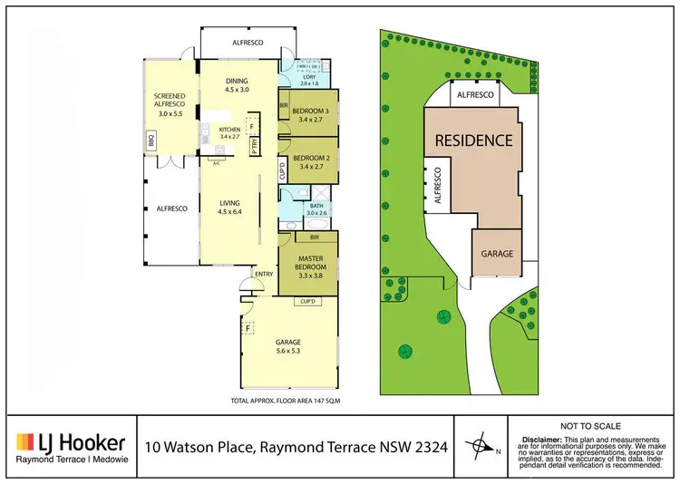Floorplan of Homely house listing, 10 Watson Place, Raymond Terrace NSW 2324