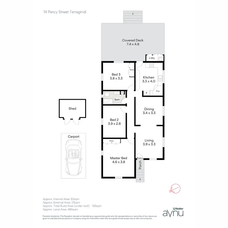 Floorplan of Homely house listing, 14 Percy Street, Tarragindi QLD 4121