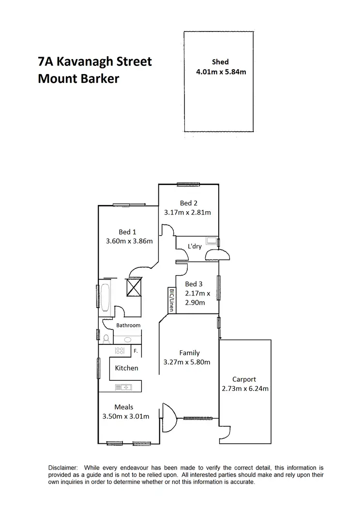 Floorplan of Homely house listing, 7A Kavanagh Street, Mount Barker SA 5251